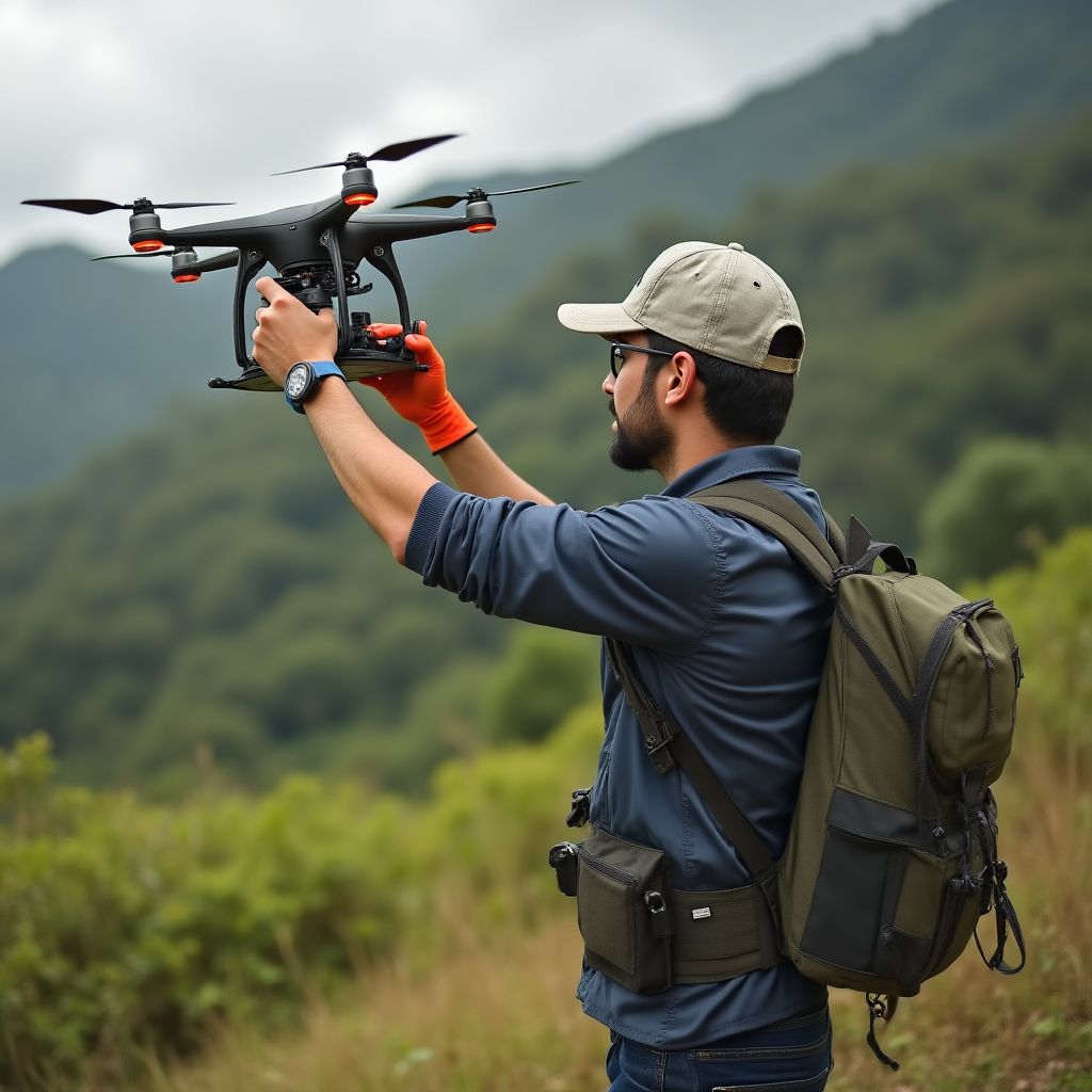 Capacitación con Drones